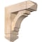 Ekena Millwork Merced Arts and Crafts Smooth Bracket w/ Offset Brace, Douglas Fir, 5 1/2"W x 16"D x 16"H BKT0604X16X16MRC03SDF - alternate 1